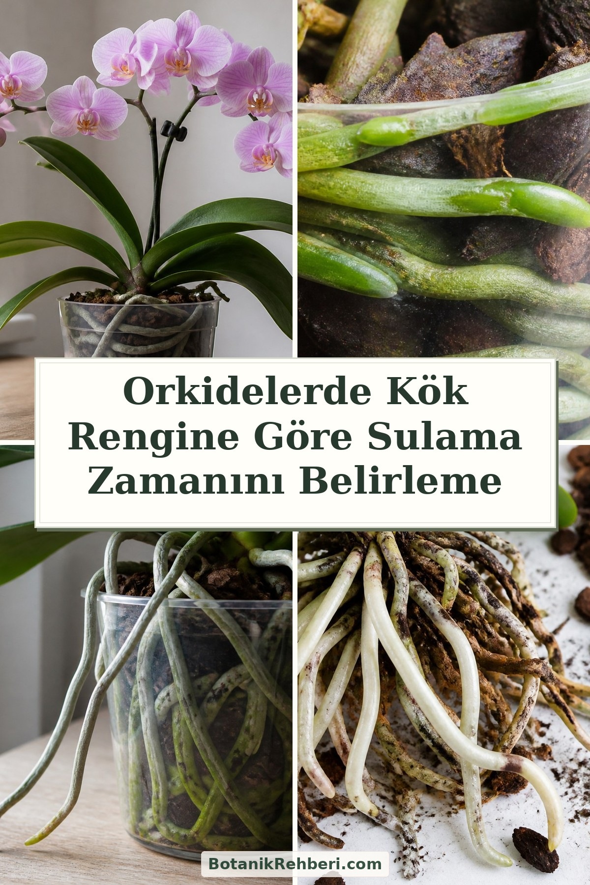 Orkidelerde Kök Rengine Göre Sulama Zamanını Belirleme — dörtlü konu kapağı